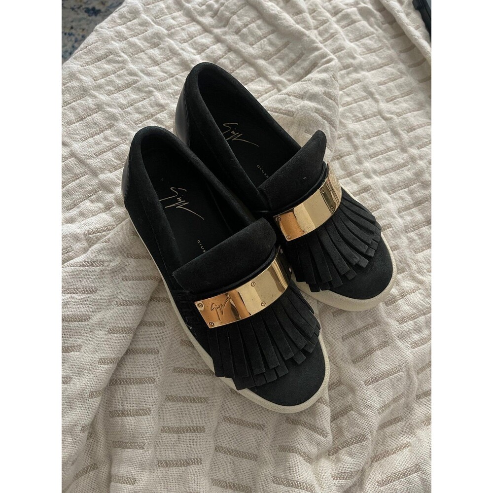 $750 Authentic Giuseppe Zanotti velvet sneakers new - Picture 3 of 6